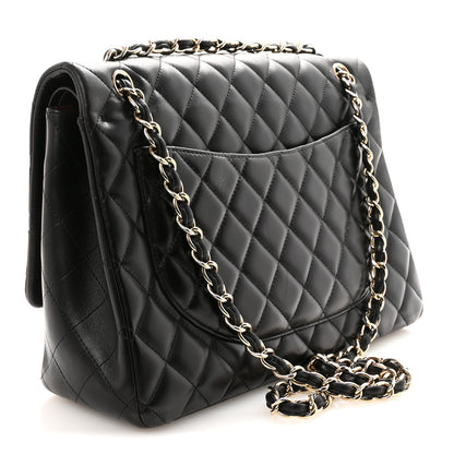 Chanel Lambskin Quilted Maxi Double Flap Black 3 of 10
