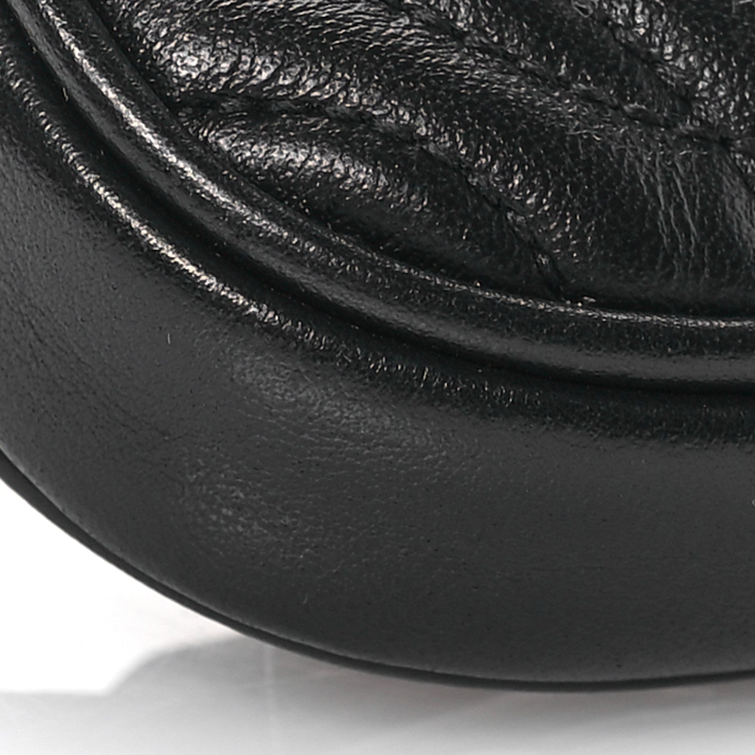 Salvatore Ferragamo Calfskin Quilted Gancini Belt Bag Black 10 of 15