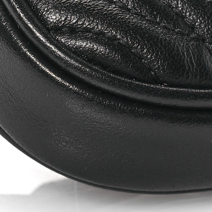Salvatore Ferragamo Calfskin Quilted Gancini Belt Bag Black 10 of 15