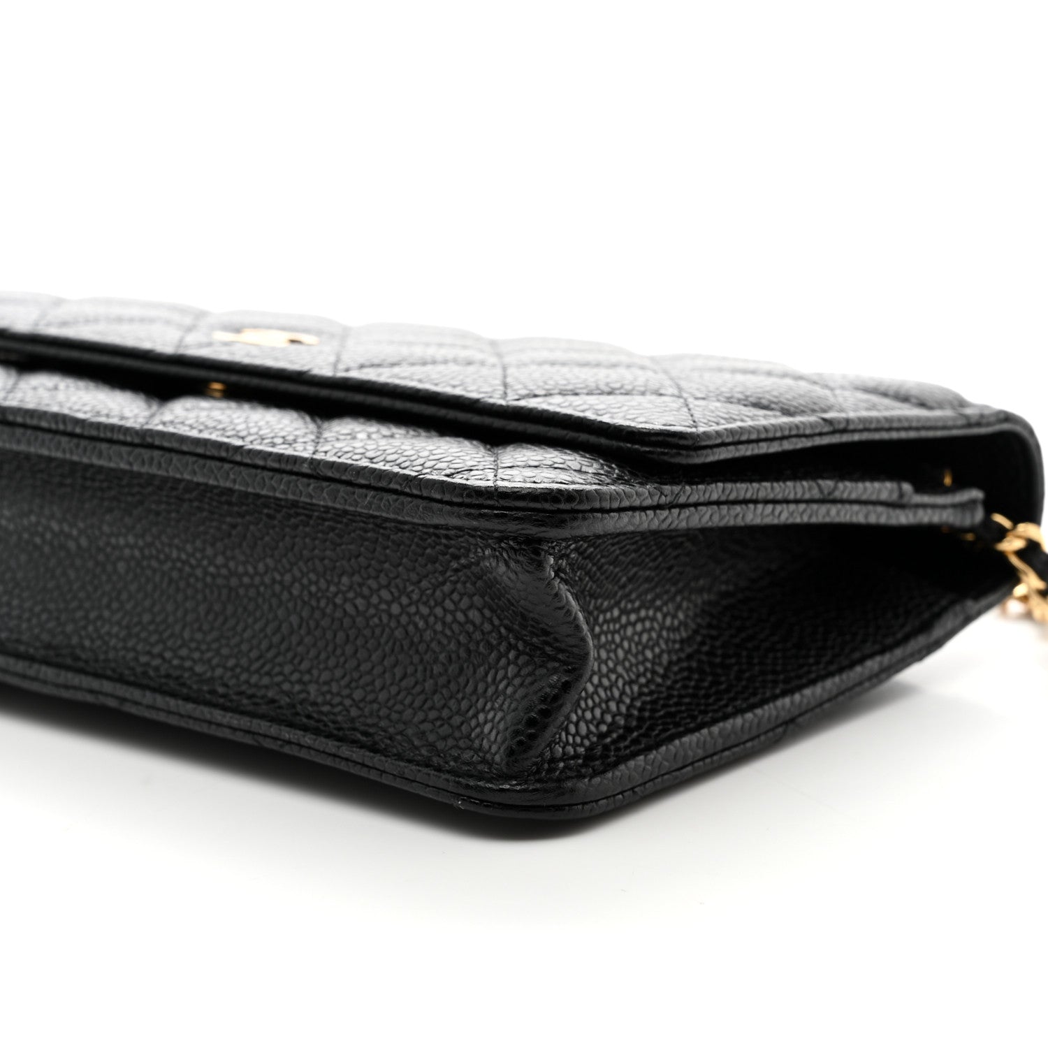 Chanel Caviar Quilted Wallet on Chain WOC Black 11 of 12