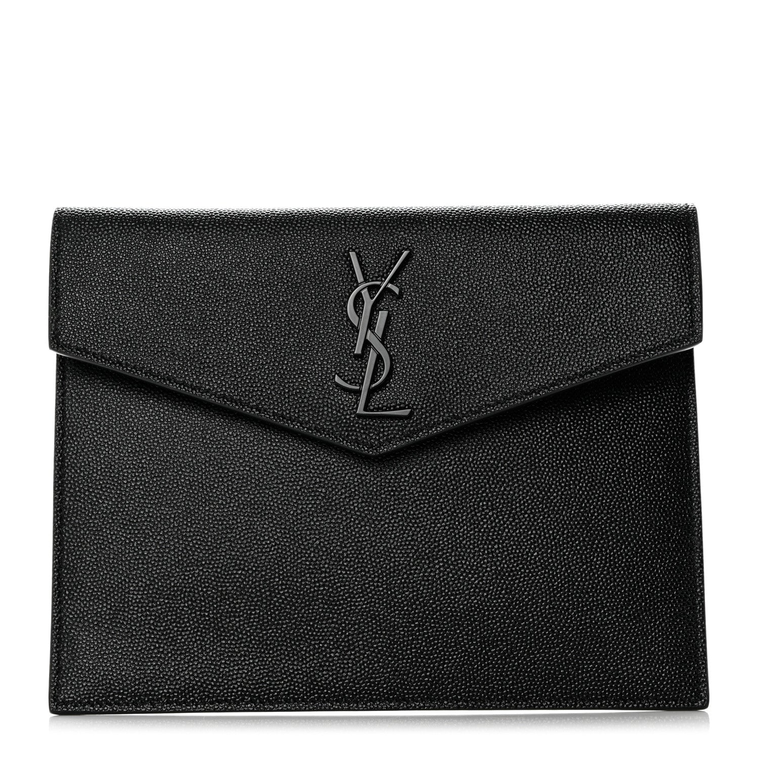 Saint Laurent Grain De Poudre Uptown Baby Pouch Black 1 of 7