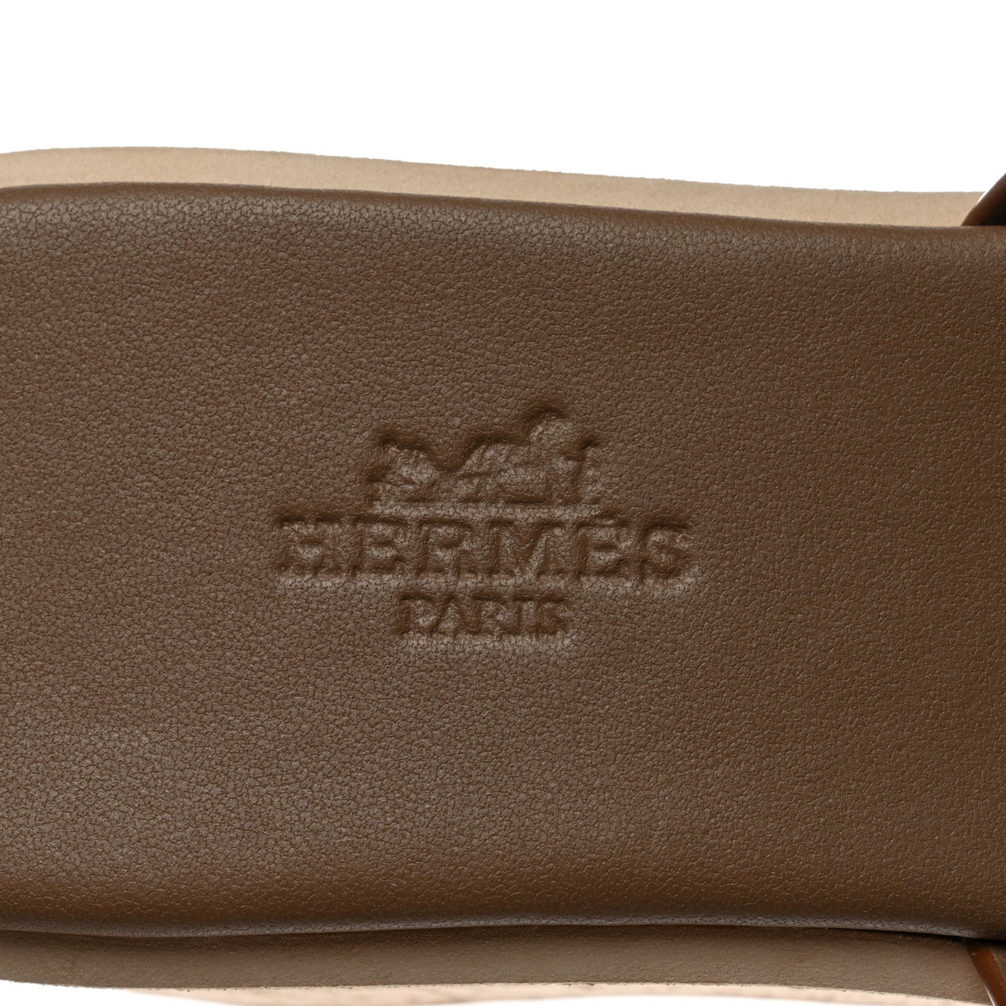 Calfskin Cork Eze 30 Sandals 36 Marron Glaise