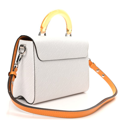 Louis Vuitton Epi Plexiglass Twist Shoulder Bag MM White 3 of 11