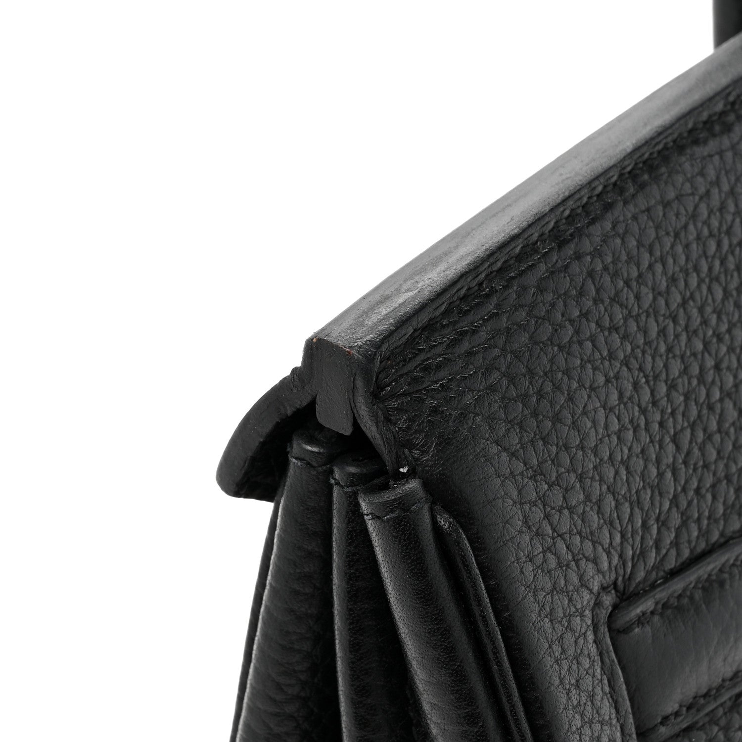 Hermes Taurillon Clemence Birkin 35 Black 15 of 16