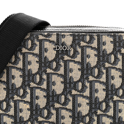 Christian Dior Oblique Pouch Navy Blue 16 of 21