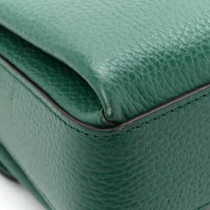 Gucci Dollar Calfskin Interlocking G Crossbody Bag Emerald 16 of 18
