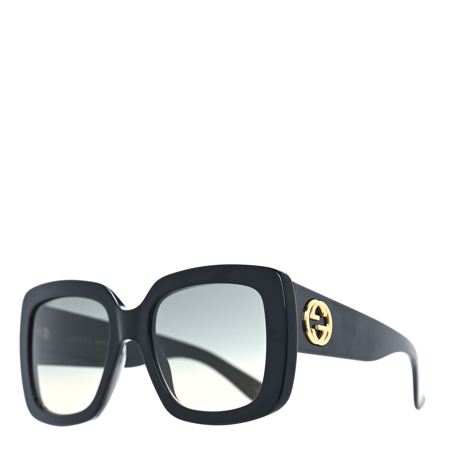 Gucci Acetate Square Frame Sunglasses GG0141SN Black 1 of 7