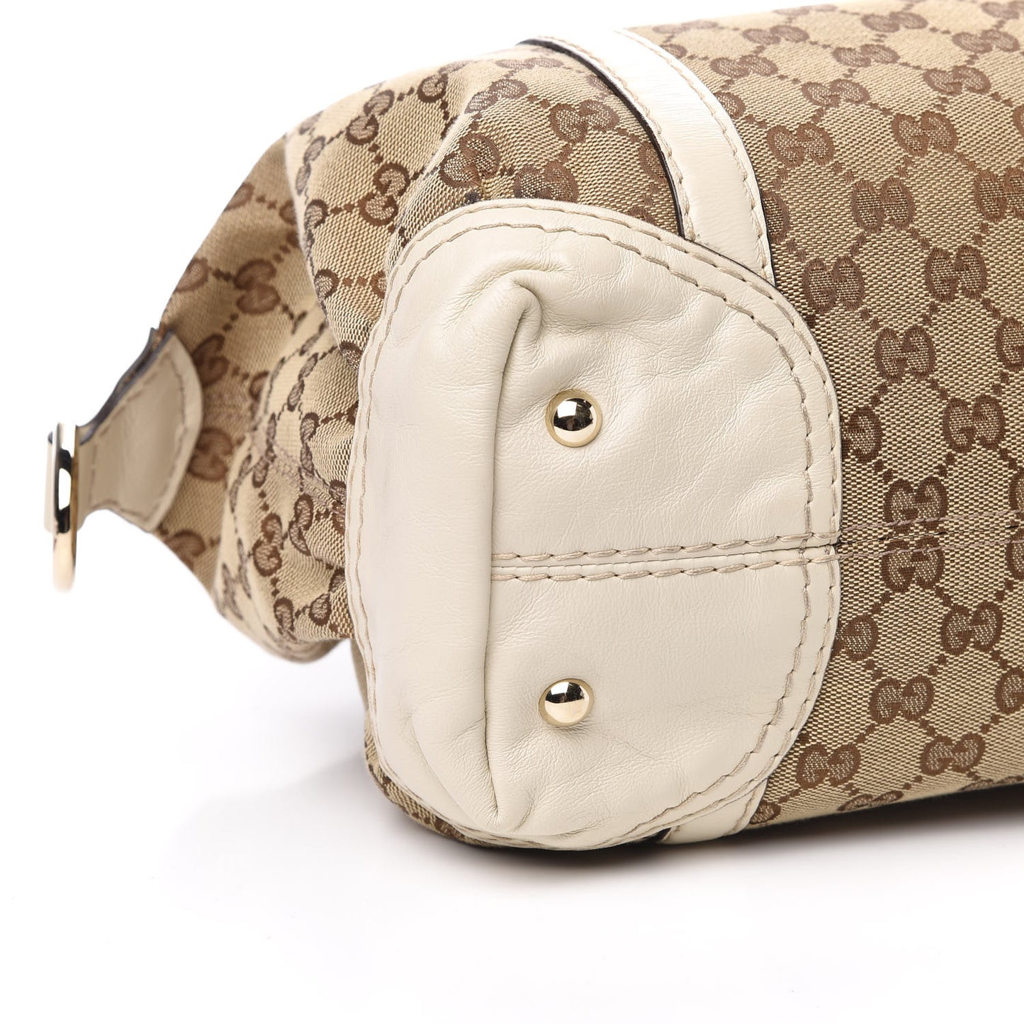 Monogram Equestrian Horseshoe Bowler White