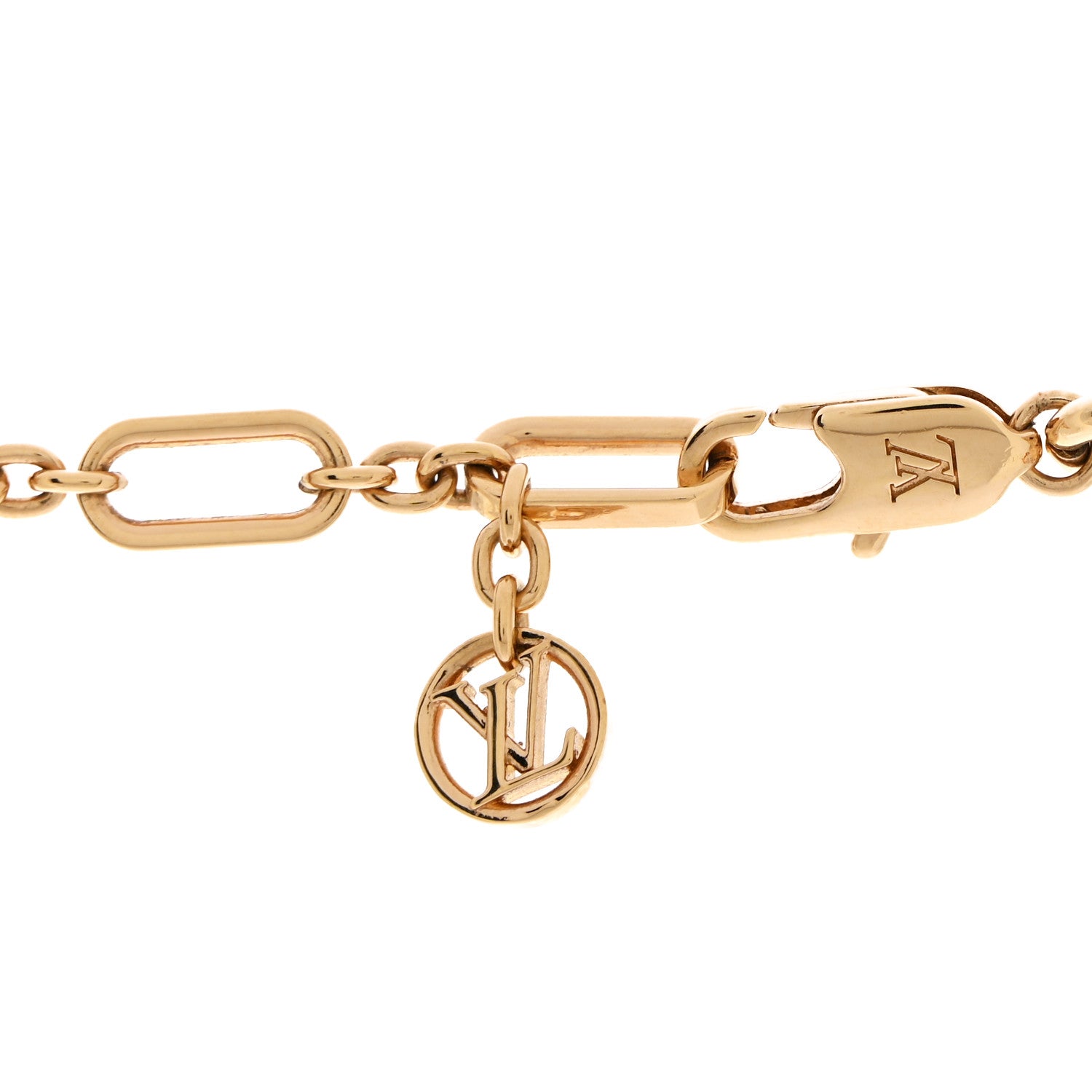 Louis Vuitton Metal My LV Chain Necklace Gold 4 of 6