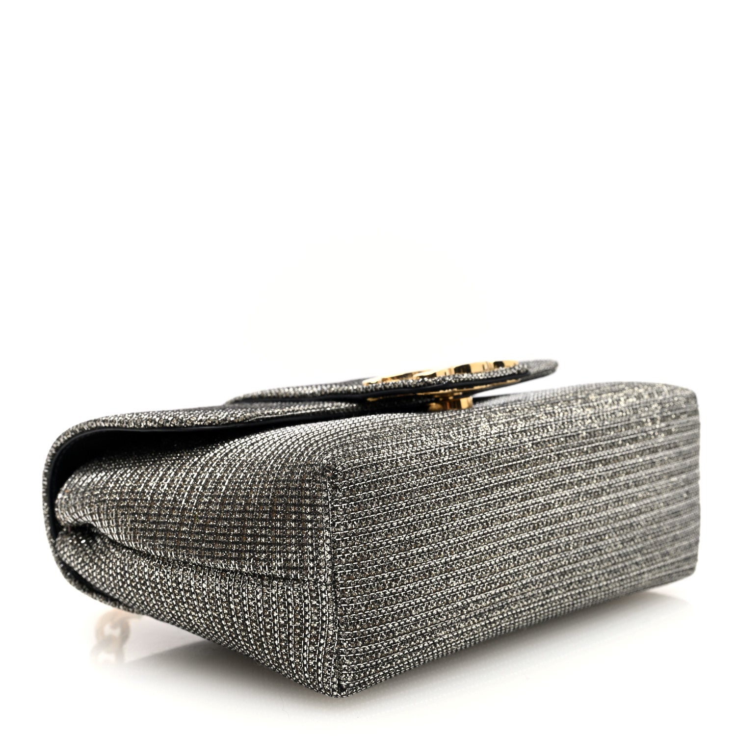 Celine Glitter Textile Teen Victoire Bag Gold 4 of 9