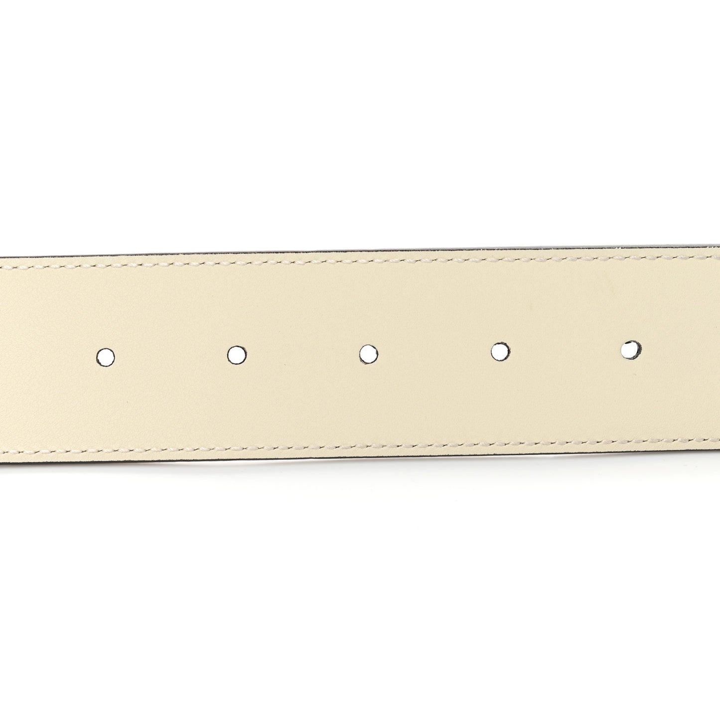 Calfskin Double G 40mm Belt 100 40 Mystic White