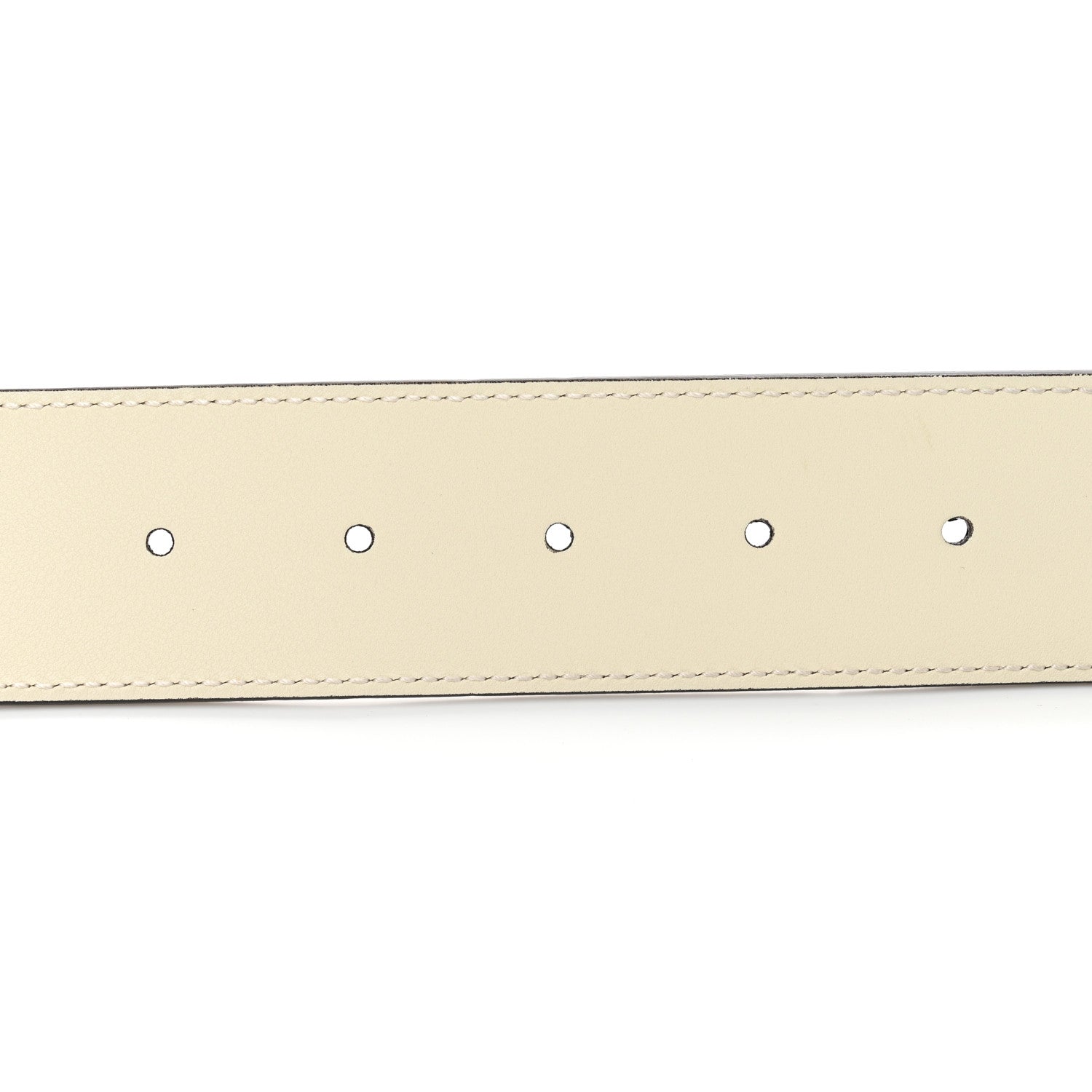 Gucci Calfskin Double G 40mm Belt 100 40 Mystic White 4 of 6