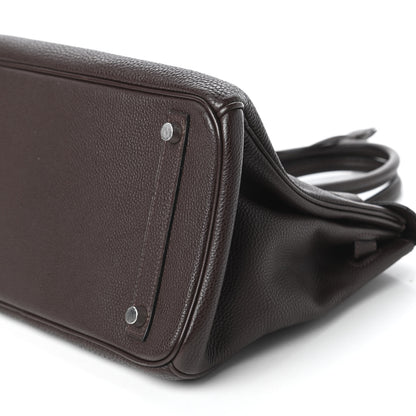 Hermes Togo Birkin 30 Chocolate 7 of 10
