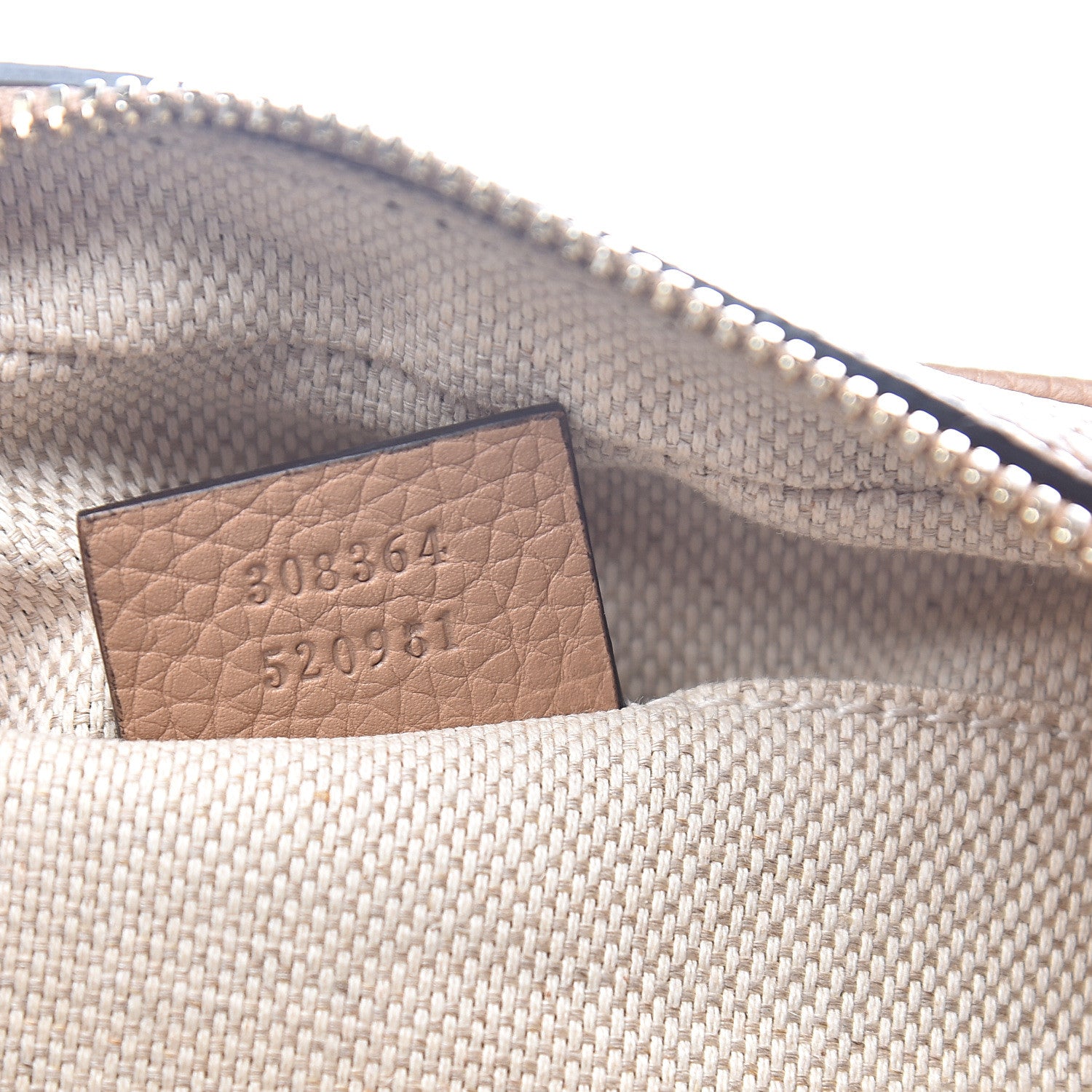 Gucci Pebbled Calfskin Small Soho Disco Bag Rose Beige 6 of 9
