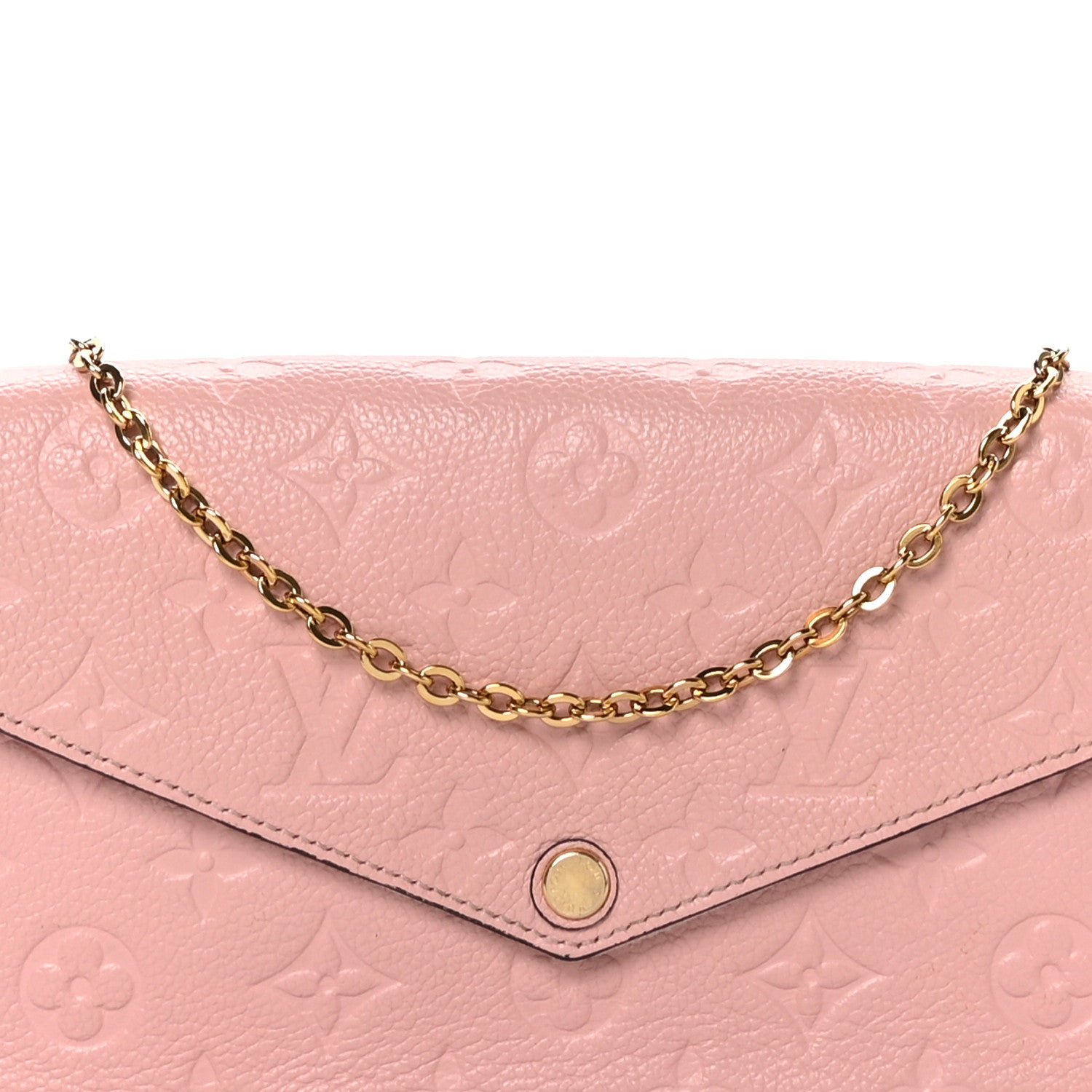 Louis Vuitton Empreinte Pochette Felicie Chain Wallet Rose Poudre 7 of 11