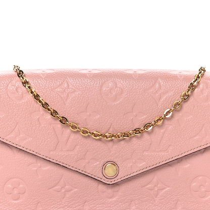 Louis Vuitton Empreinte Pochette Felicie Chain Wallet Rose Poudre 7 of 11