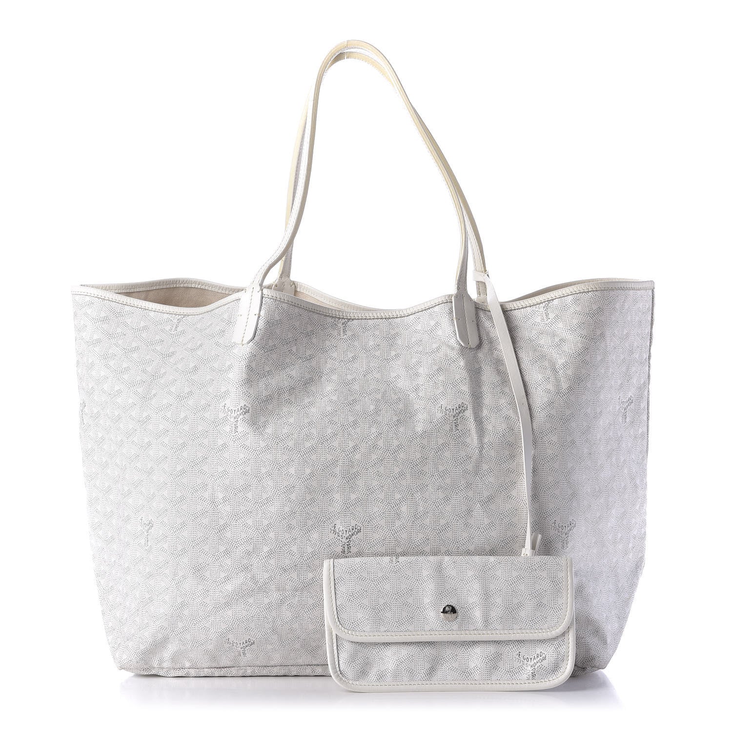 Goyard Goyardine Saint Louis GM White 1 of 8