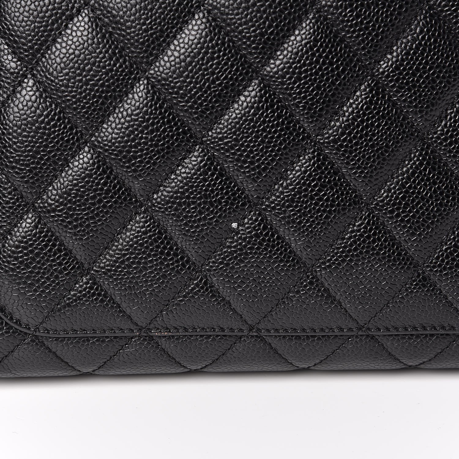 Chanel Caviar Quilted Bowler Black 9 of 12
