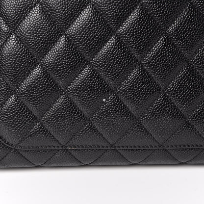 Chanel Caviar Quilted Bowler Black 9 of 12