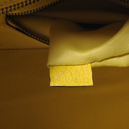 Celine Drummed Leather Micro Luggage Bag Citron 8 of 8