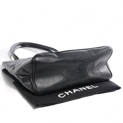Chanel Caviar Medallion Tote Black 4 of 7