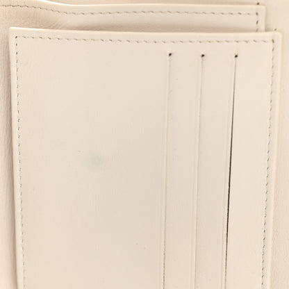 Chanel Caviar Quilted Compact Flap Wallet White 9 of 9