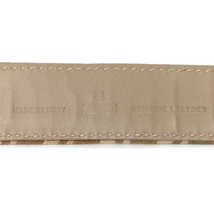 Fendi Zucchino Cuoio Belt 75 30 Beige Tortora Pietra 3 of 6