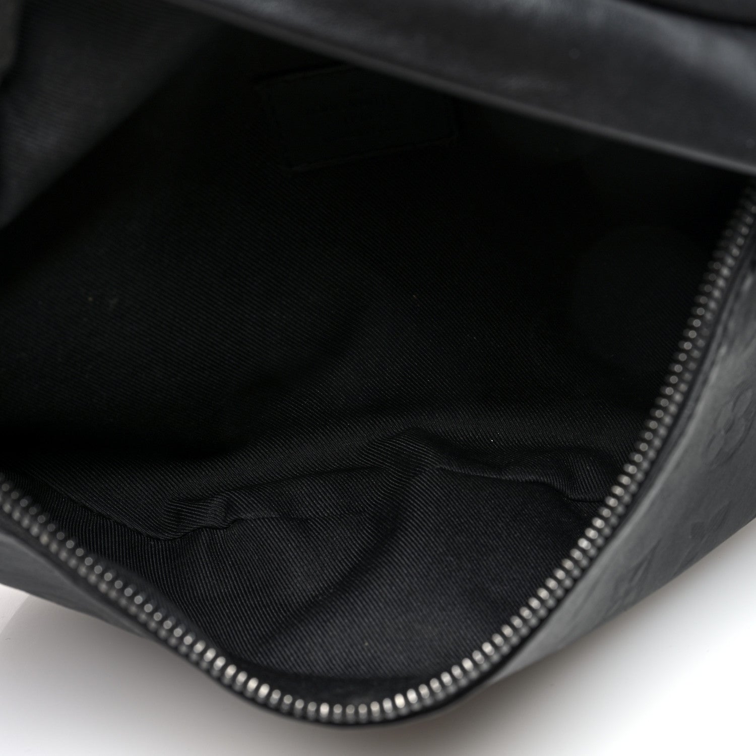 Louis Vuitton Calfskin Monogram Shadow Discovery Bumbag Black 5 of 9