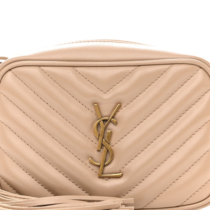 Saint Laurent Calfskin Matelasse Monogram Lou Belt Bag Dark Beige 7 of 9