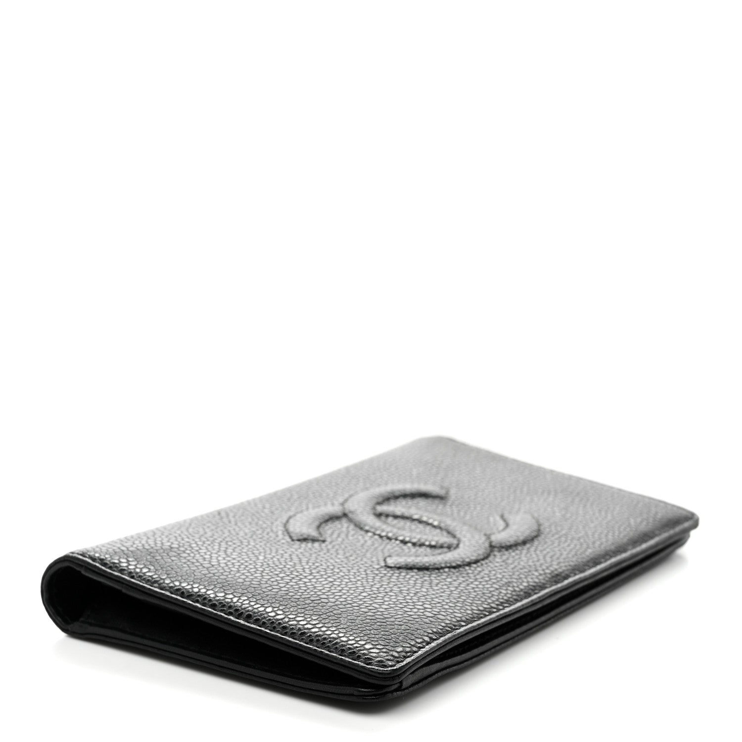 Chanel Caviar Timeless CC Yen Wallet Black 4 of 9