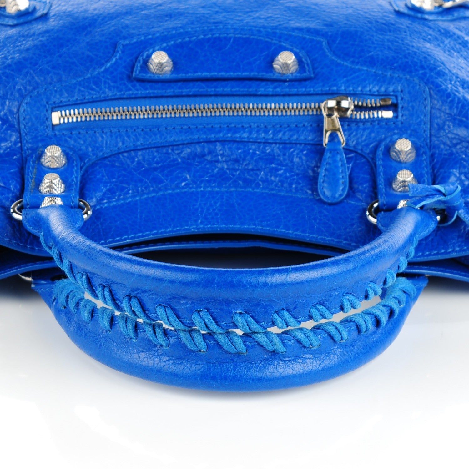 Balenciaga Agneau Giant 12 Silver Hardware Town Bleu Lazuli 5 of 8