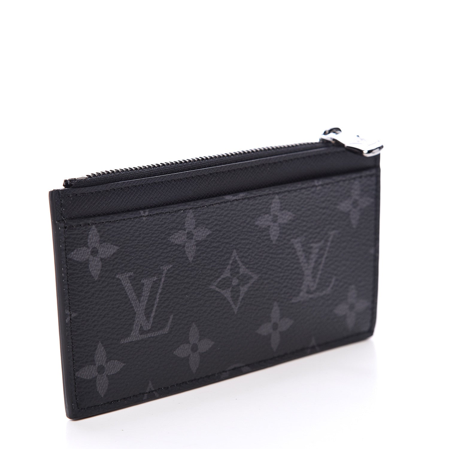Louis Vuitton Reverse Monogram Eclipse Taiga Coin Card Holder 2 of 7