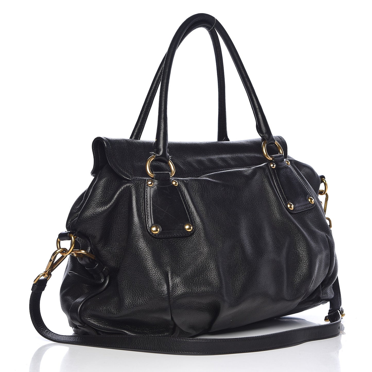 Cervo Shine Shoulder Bag Black