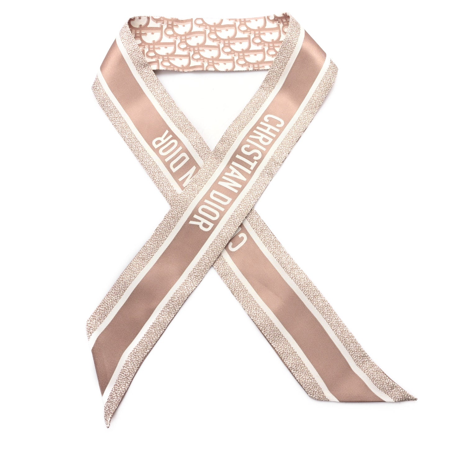 Silk Oblique Mitzah Scarf Rose