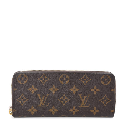 Louis Vuitton Monogram Clemence Wallet Rose Ballerine 1 of 6