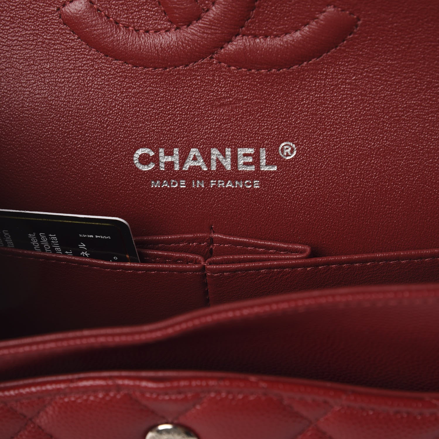 Chanel Caviar Quilted Medium Double Flap Red 7 of 14