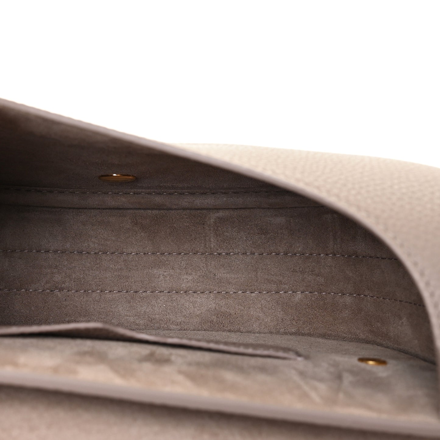 Grained Calfskin Medium Bobby Flap Taupe