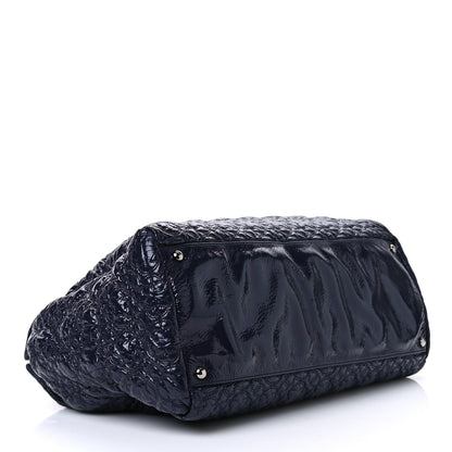 Chanel Vinyl Rock in Moscow Tote Navy 4 of 10