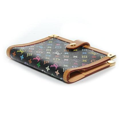Louis Vuitton Monogram Multicolor Small Ring Agenda Cover Black 11 of 14
