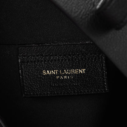 Saint Laurent Calfskin Large Shopping Tote Black 6 of 9