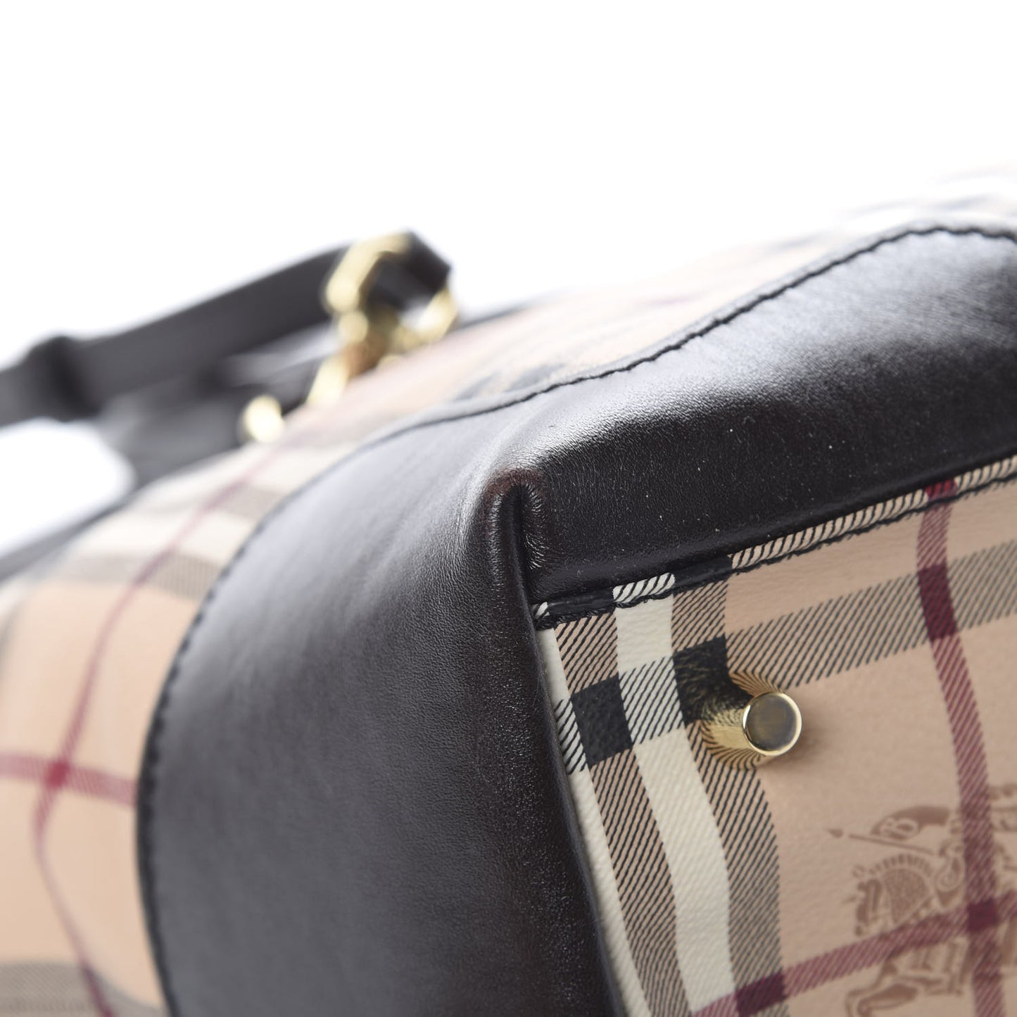 Haymarket Check Medium Primrose Tote Chocolate