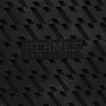 Hermes Calfskin Womens Chypre Sandals 40 Black 8 of 13