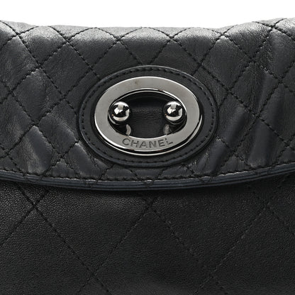 Chanel Lambskin Quilted New Lock Flap Black 8 of 10