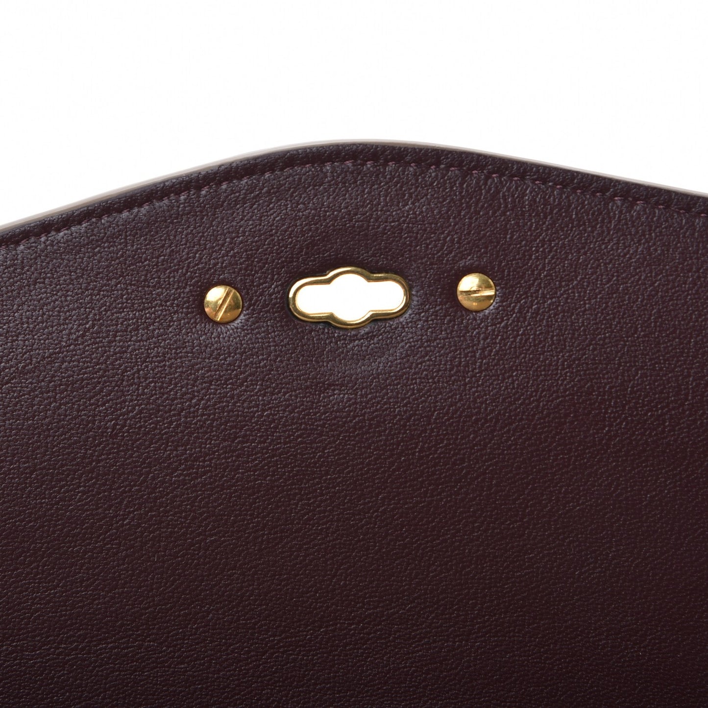 Small Classic Grain Calfskin Small Darley Clay