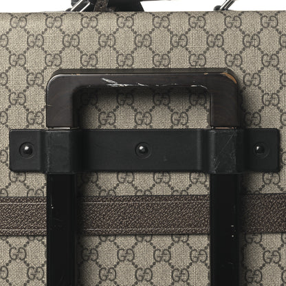Gucci Supreme Monogram Globe-Trotter Carry-On Brown 9 of 11
