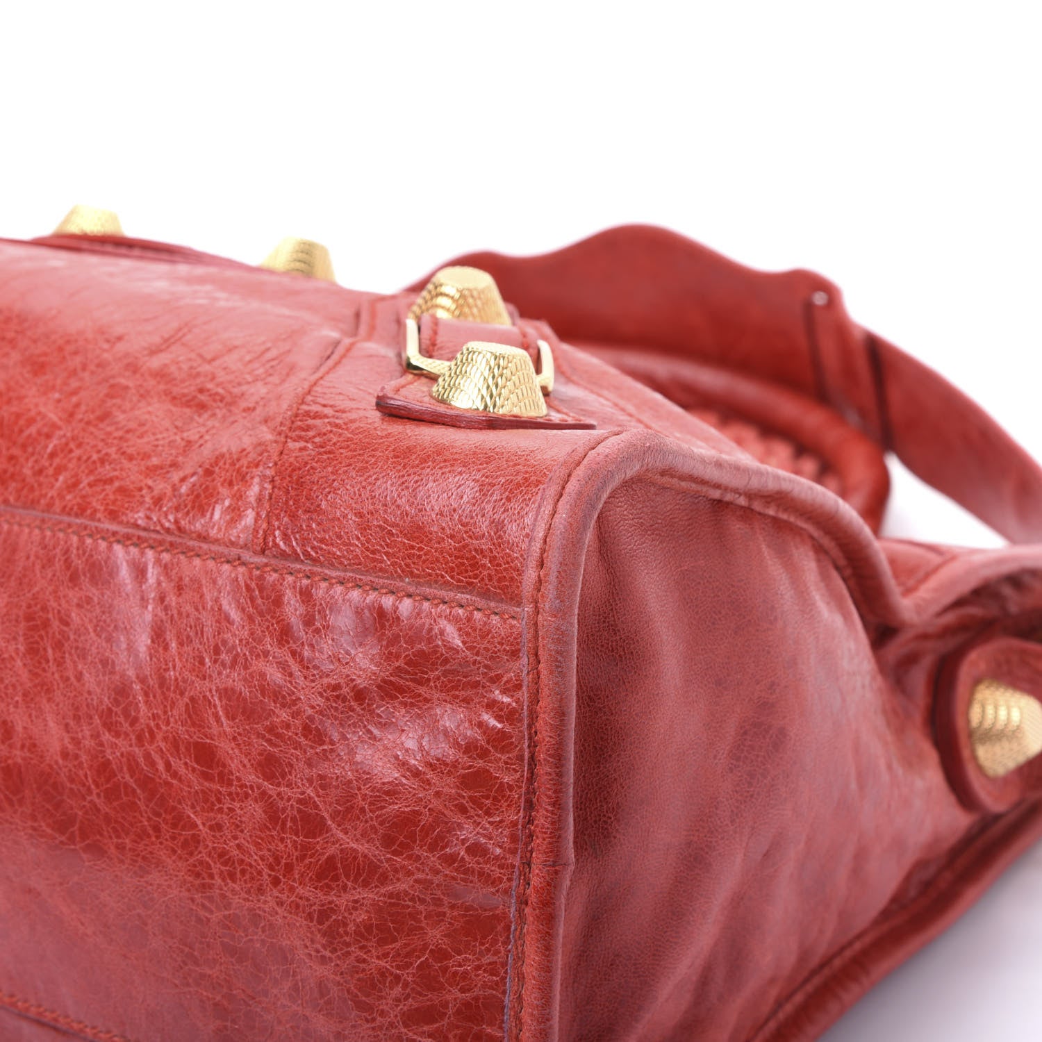 Balenciaga Agneau Giant 21 Gold Hardware City Rouge Coquelicot 6 of 10
