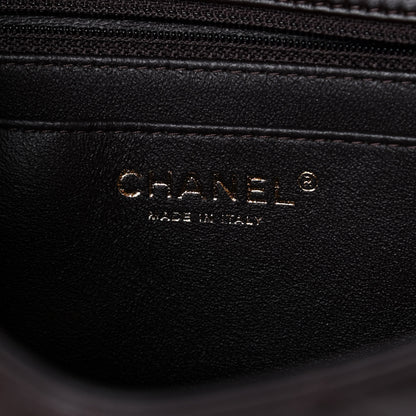 Chanel Lambskin Quilted Mini Rectangular Flap Dark Brown 6 of 10