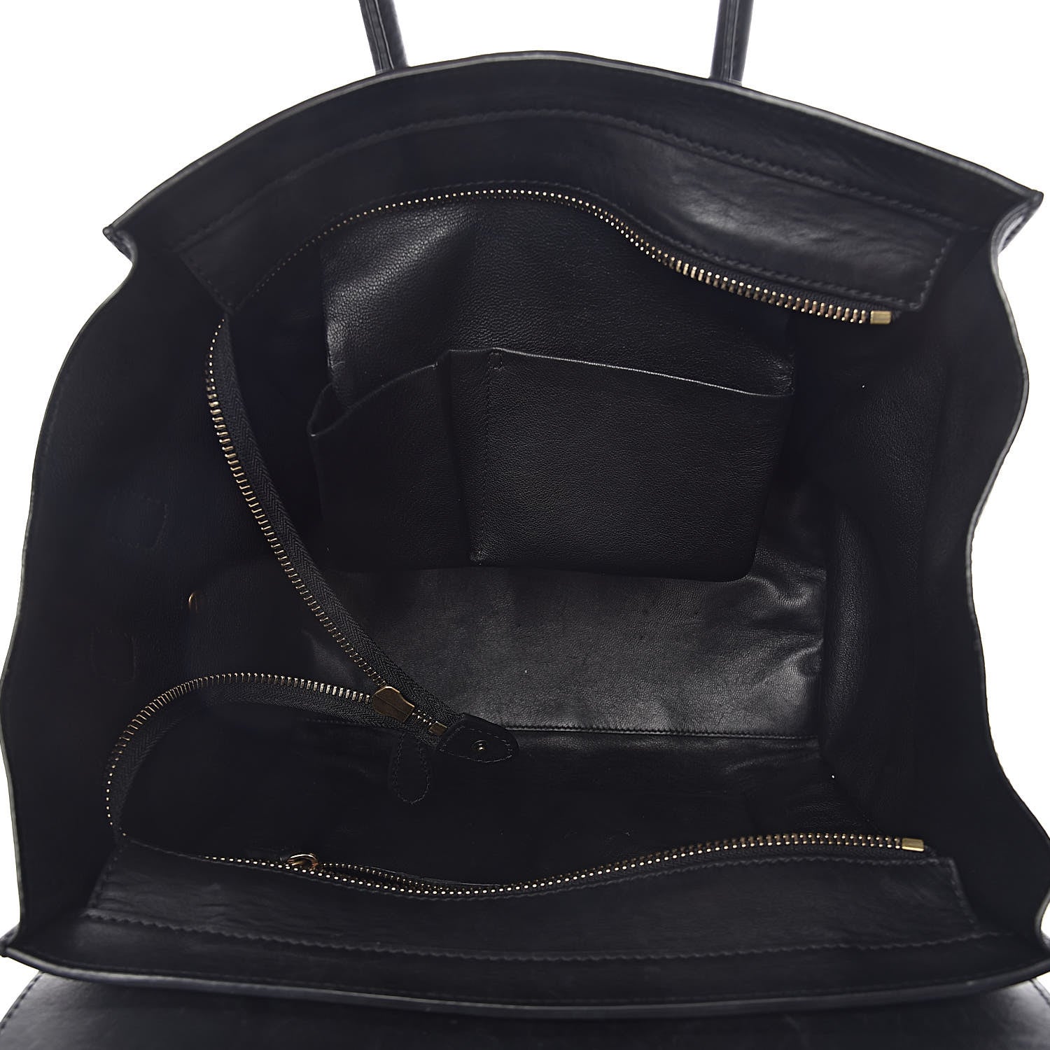 Celine Smooth Calfskin Mini Luggage Black 5 of 20