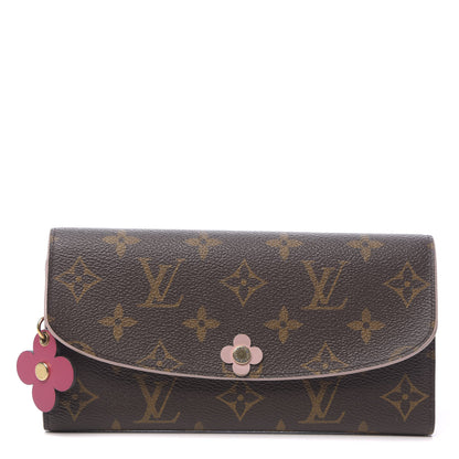 Louis Vuitton Monogram Bloom Flower Emilie Wallet 1 of 6