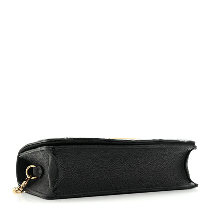 Louis Vuitton Empreinte Monogram Lily Wallet On Chain Black 4 of 13